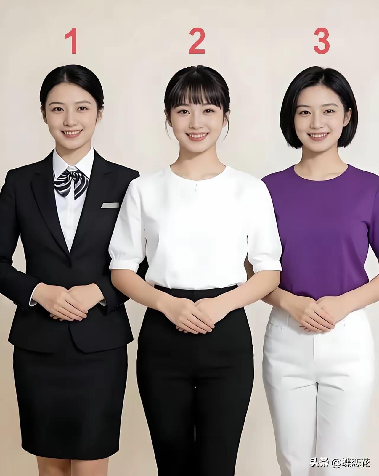 从这三位护师中，挑出一个做老婆，2号是主任护师，1号是主管护师，3号副主任护师，