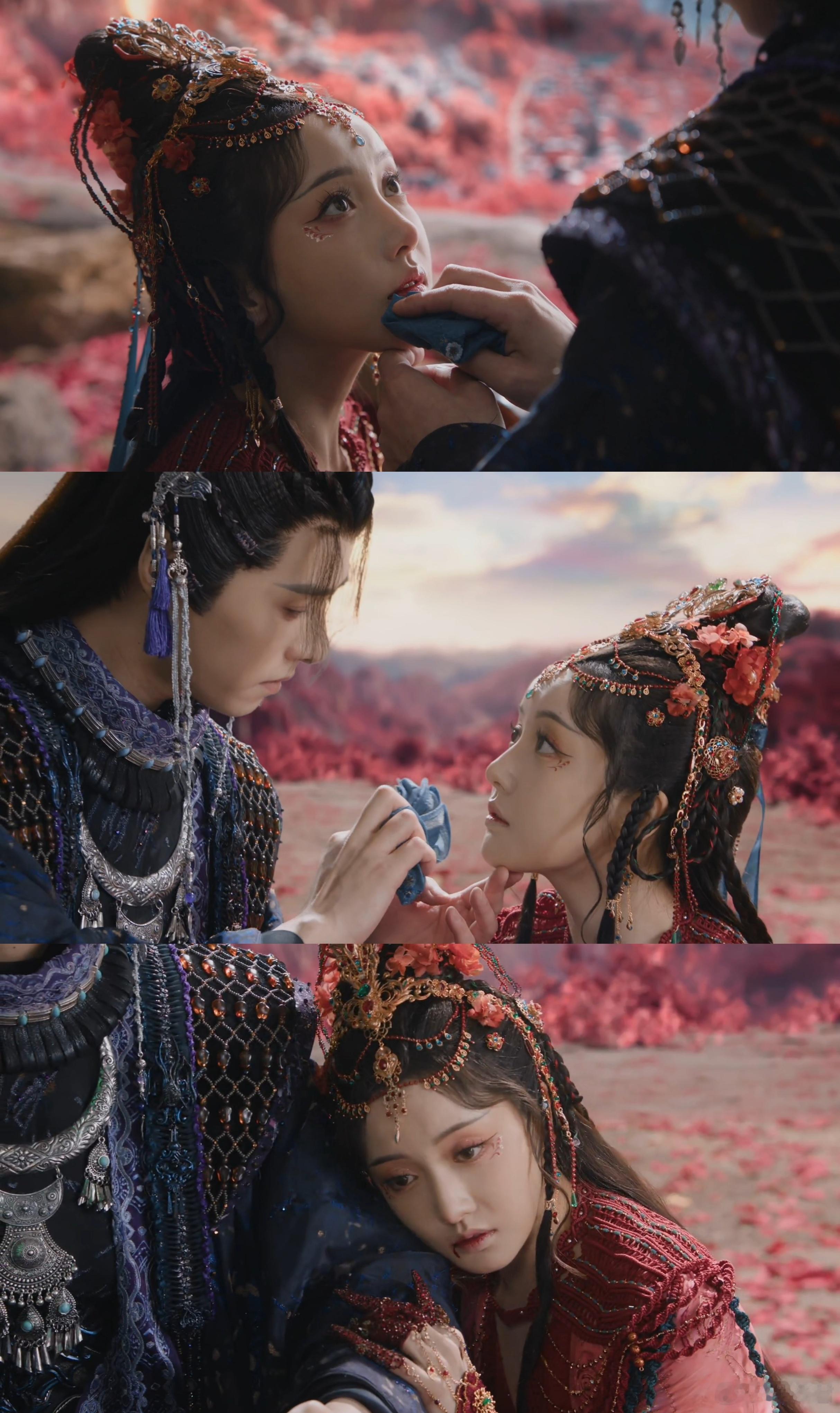 水龙吟这一对对全是严丝合缝的 柳眼看着红姑娘撒娇，那温柔的笑意藏在眼底，虽然她有