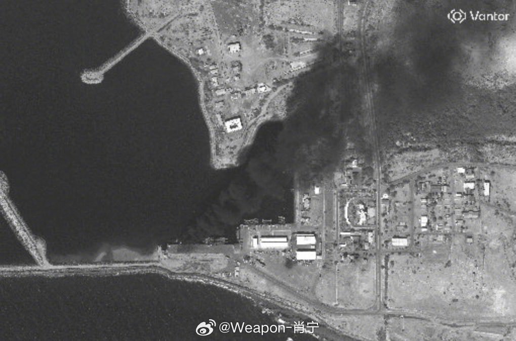 烽火问鼎计划伊以冲突 伊朗海军在战争中首次经目视确认的损失——卫星图像显示，伊朗
