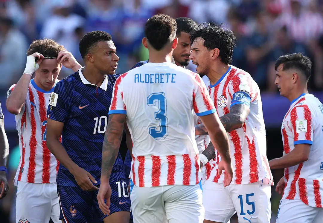 姆巴佩个人世界杯第19球2026年7月5日世界杯1/8决赛法国对阵巴拉圭，姆巴佩