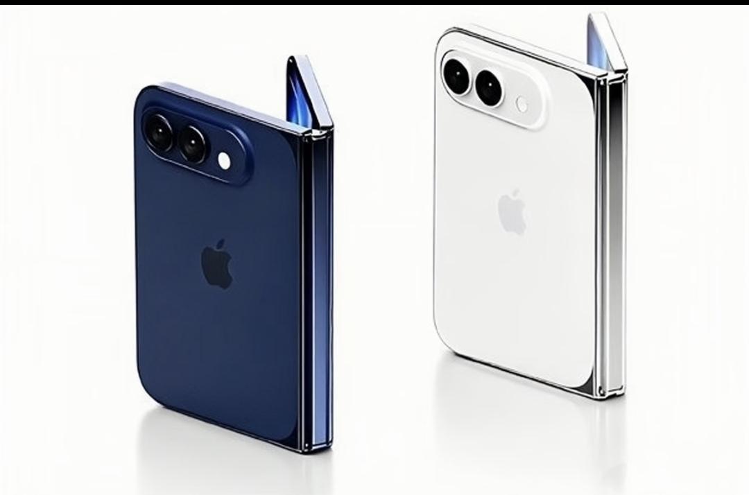折叠屏iPhone配色!
深蓝色和银色，好不好看？[我想静静] ​​​