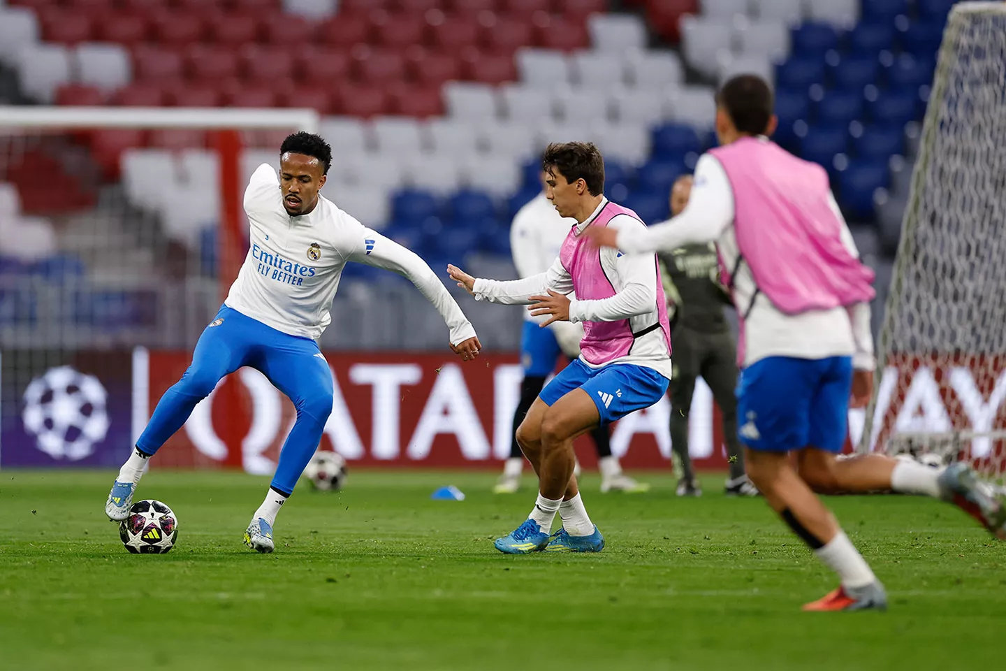 球队完成备战拜仁。🛠️👊halamadrid