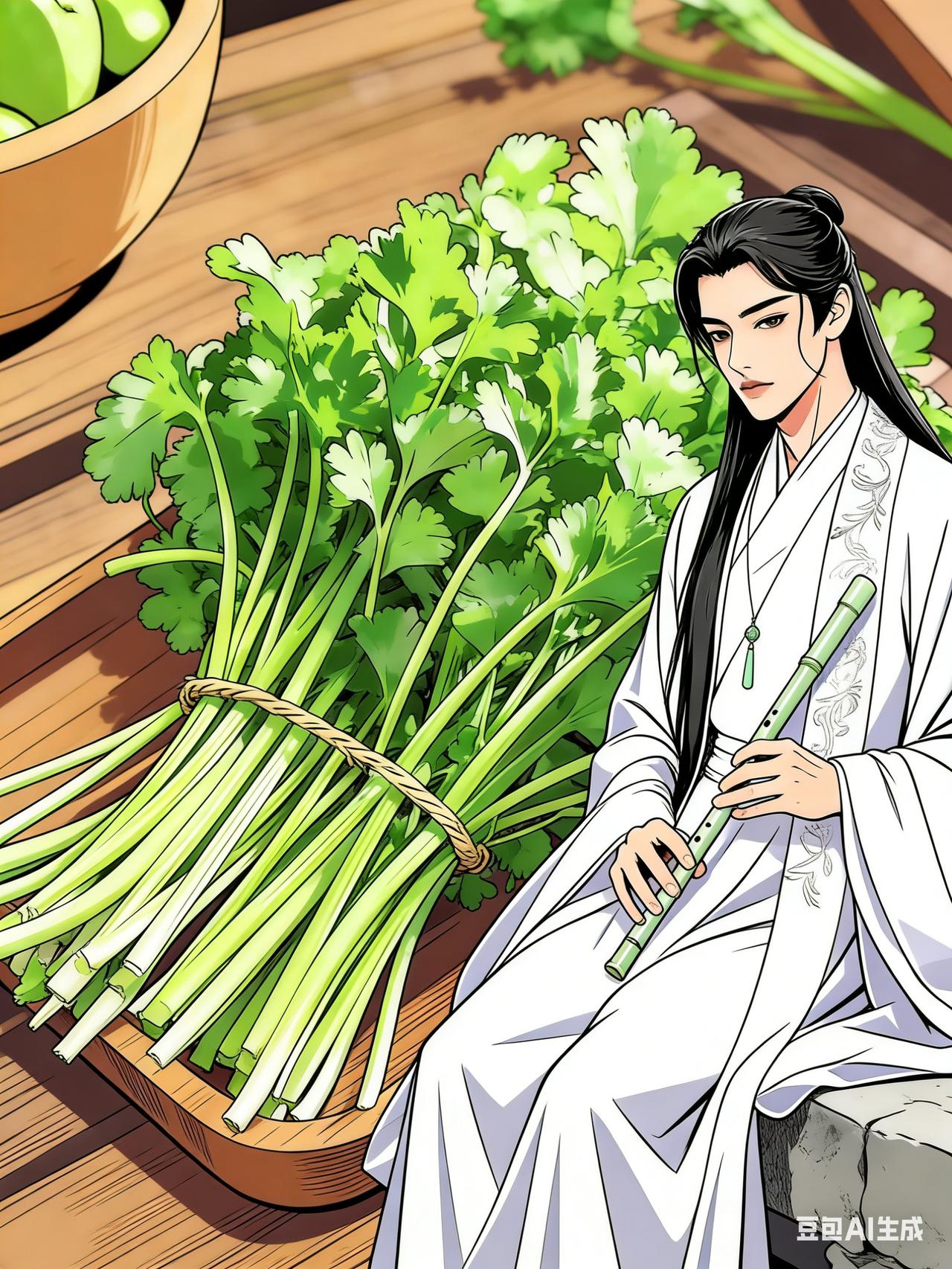 香菜在唐代，可是个神物！武则天的男宠，据说喜欢用香菜沐浴，让自己充满诱惑体香！老