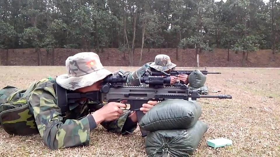 越南国家射击队的捷克cz805步枪