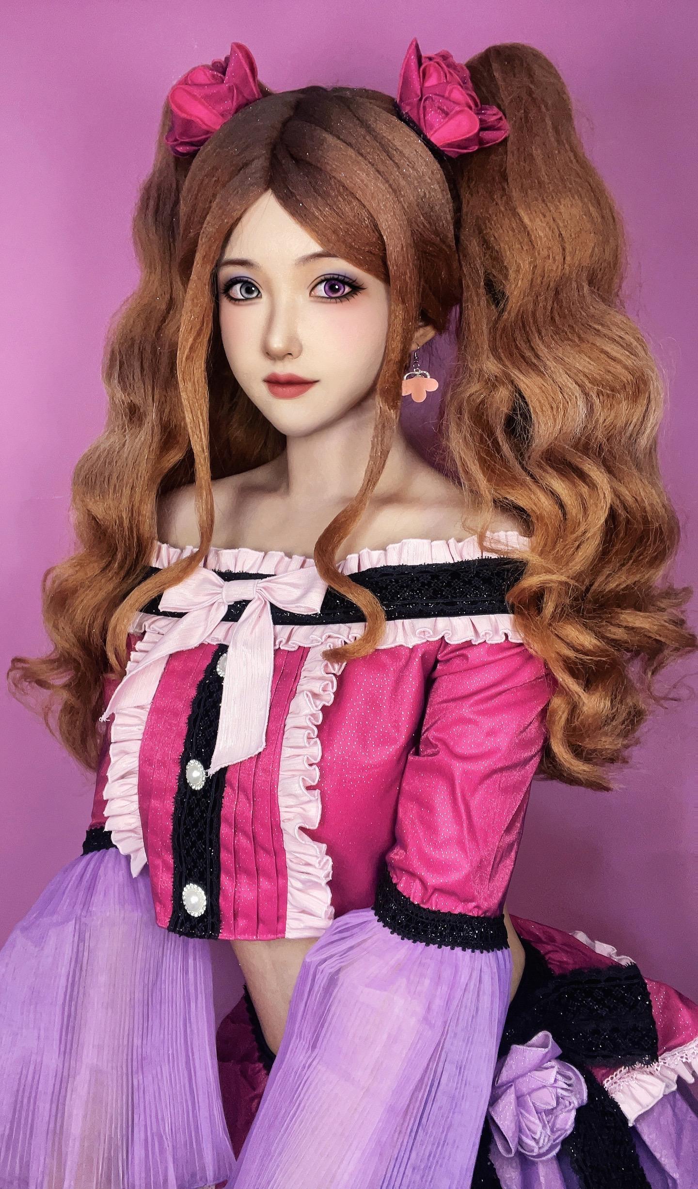 星星闪！是可爱的纱纱啦。cos了莫纱！