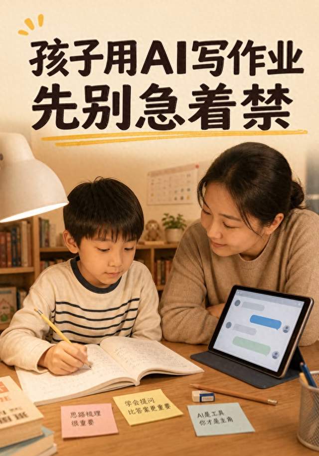 AI写作业工具泛滥！孩子依赖AI，家长该怎么引导？