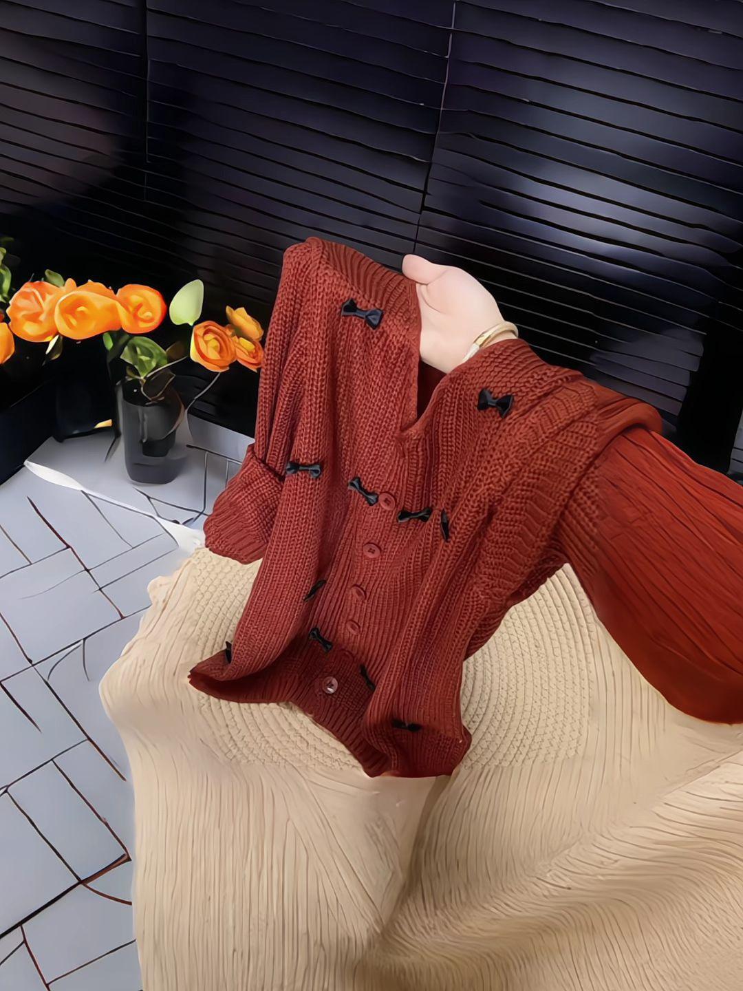 慵懒风穿搭 针织衫 每日分享 早秋穿搭  这也太好看了