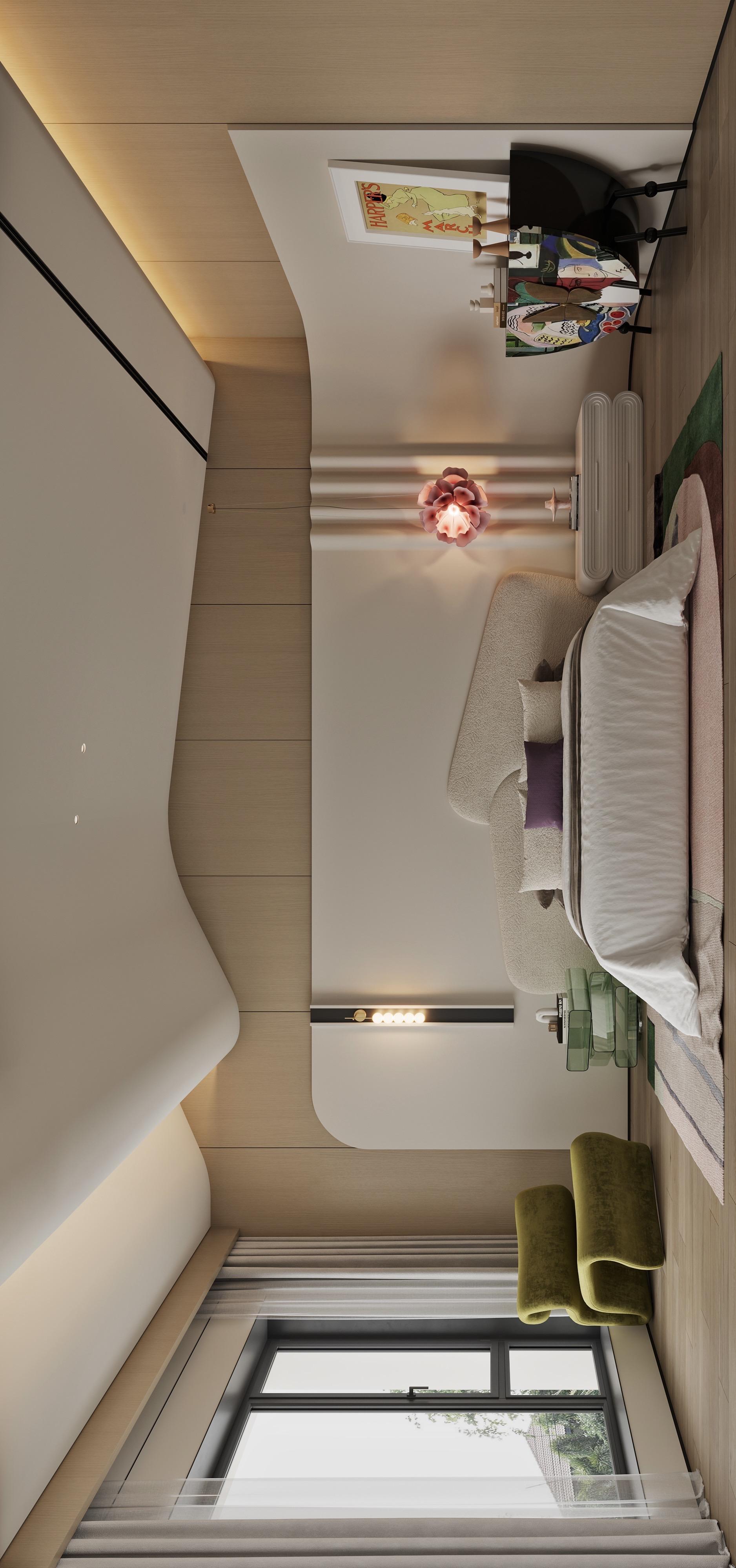 昆明雨季生存指南把别墅主卧装成治愈美术馆。昆明雨季生存指南】把别墅主卧...