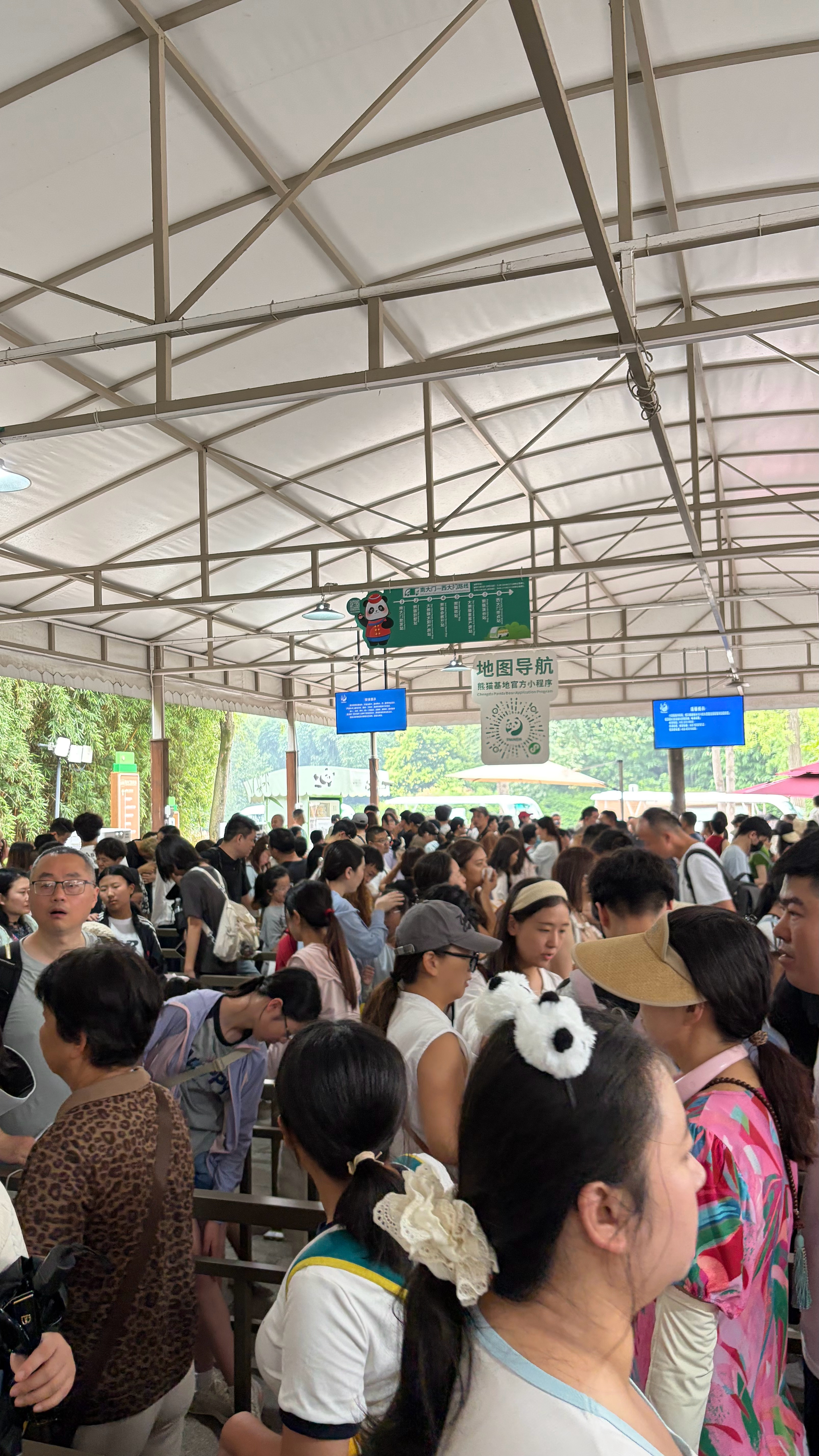怎样合理运用碎片时间？我选择在排队等观光车的时候把这几天的照片选出来p一下，这不