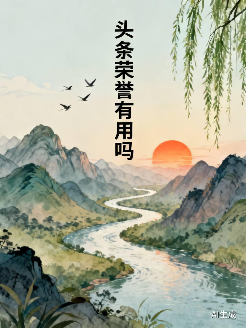 人太多，肉太少，朋友还得自己找，你说头条荣誉有用吗？