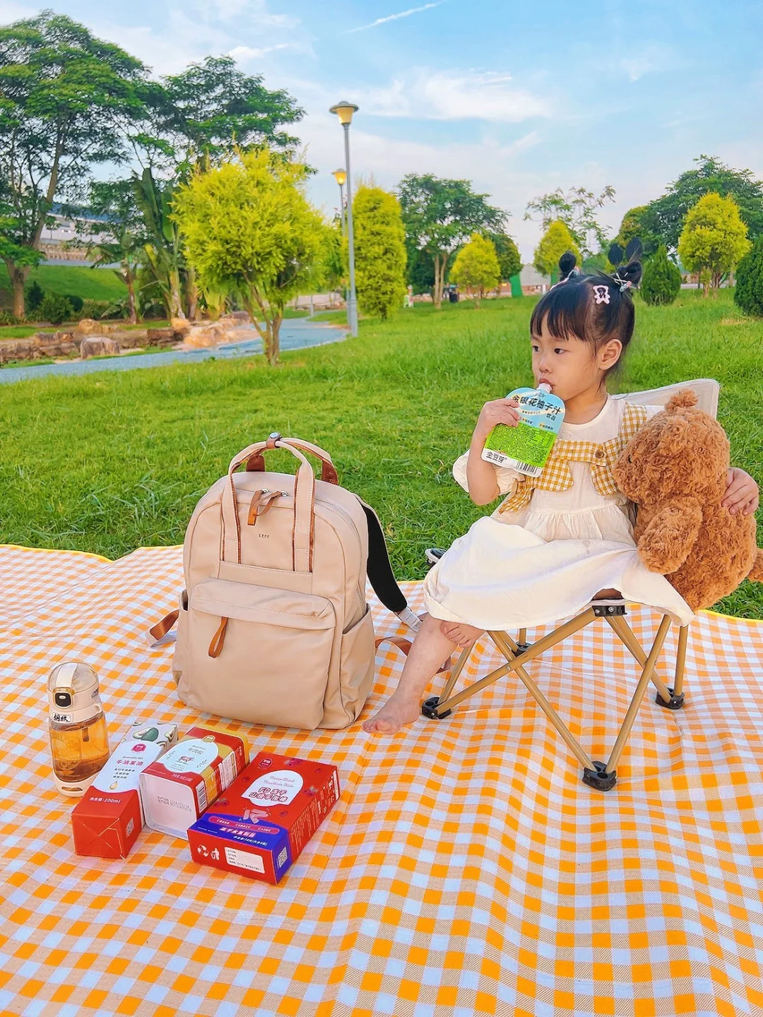 野餐的快乐✨是这么来的～