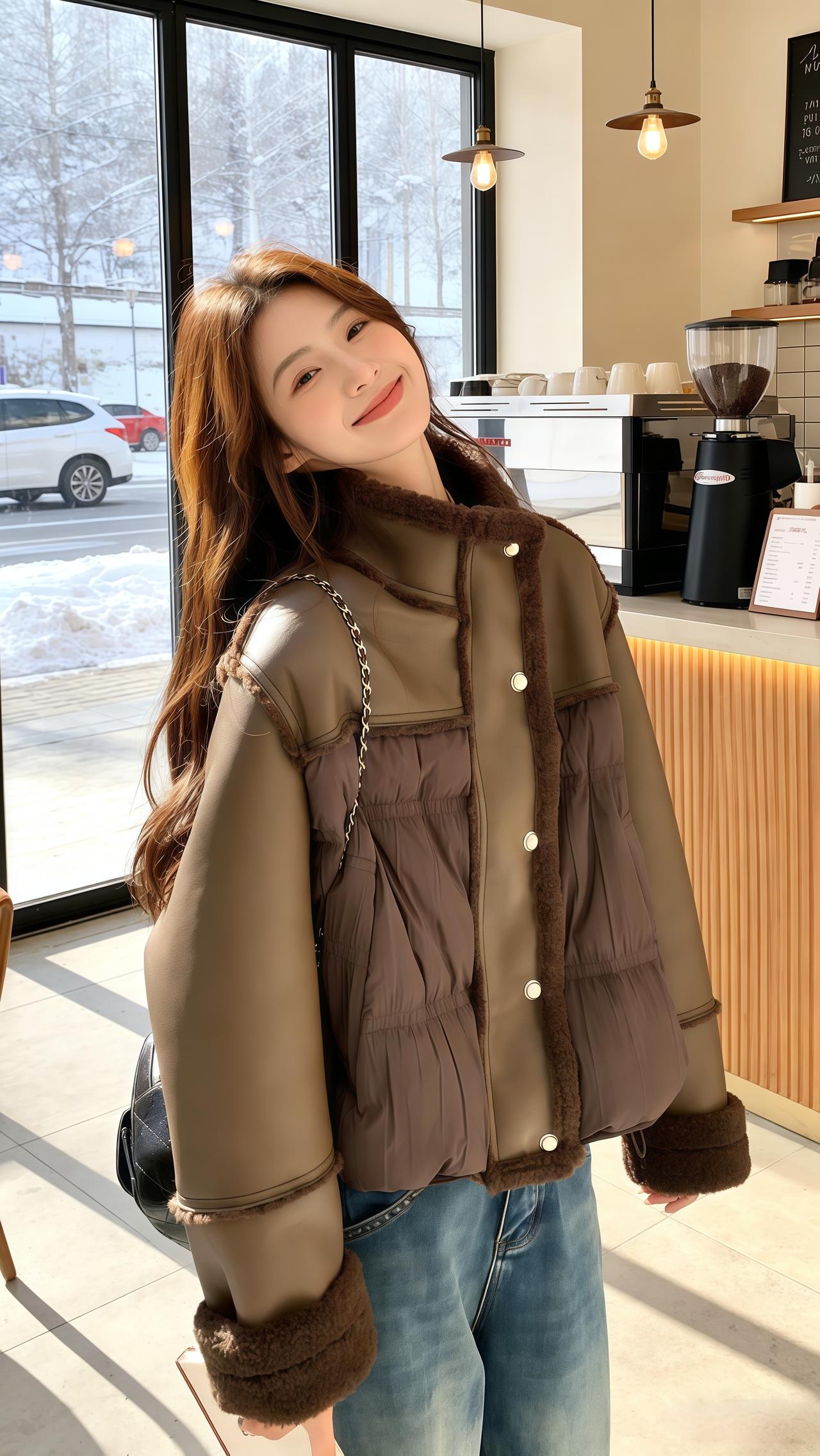 穿搭 韩系穿搭 外套穿搭 穿搭不重样 羽绒服