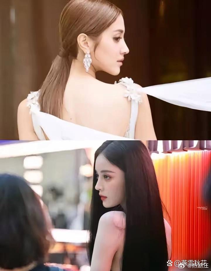 娜扎终于找到她在娱乐圈的双胞胎妹妹了！跟陈凯琳也太像了吧，世界真奇妙！ 