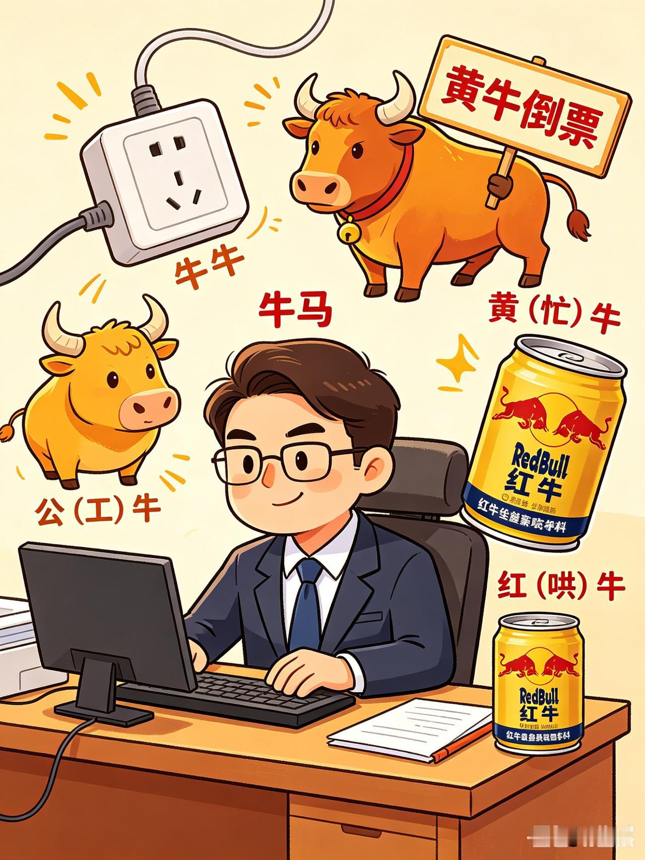 全是谐音梗！盘点生活里各式各样的“牛”，最后扎心到打工人
 
谁懂啊，刷到一段关