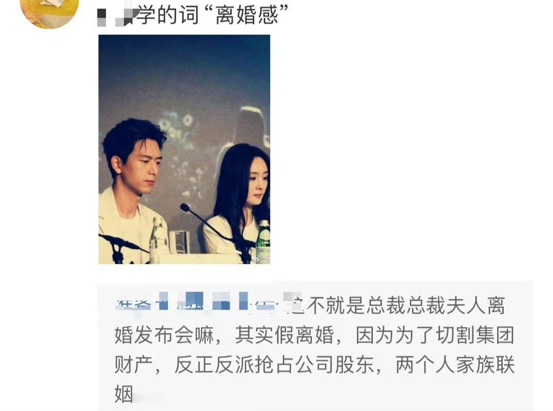 #杨幂李现 小说里的离婚记者会#哈哈哈哈哈是谁啊，这么有才，居然说李现跟杨幂这张