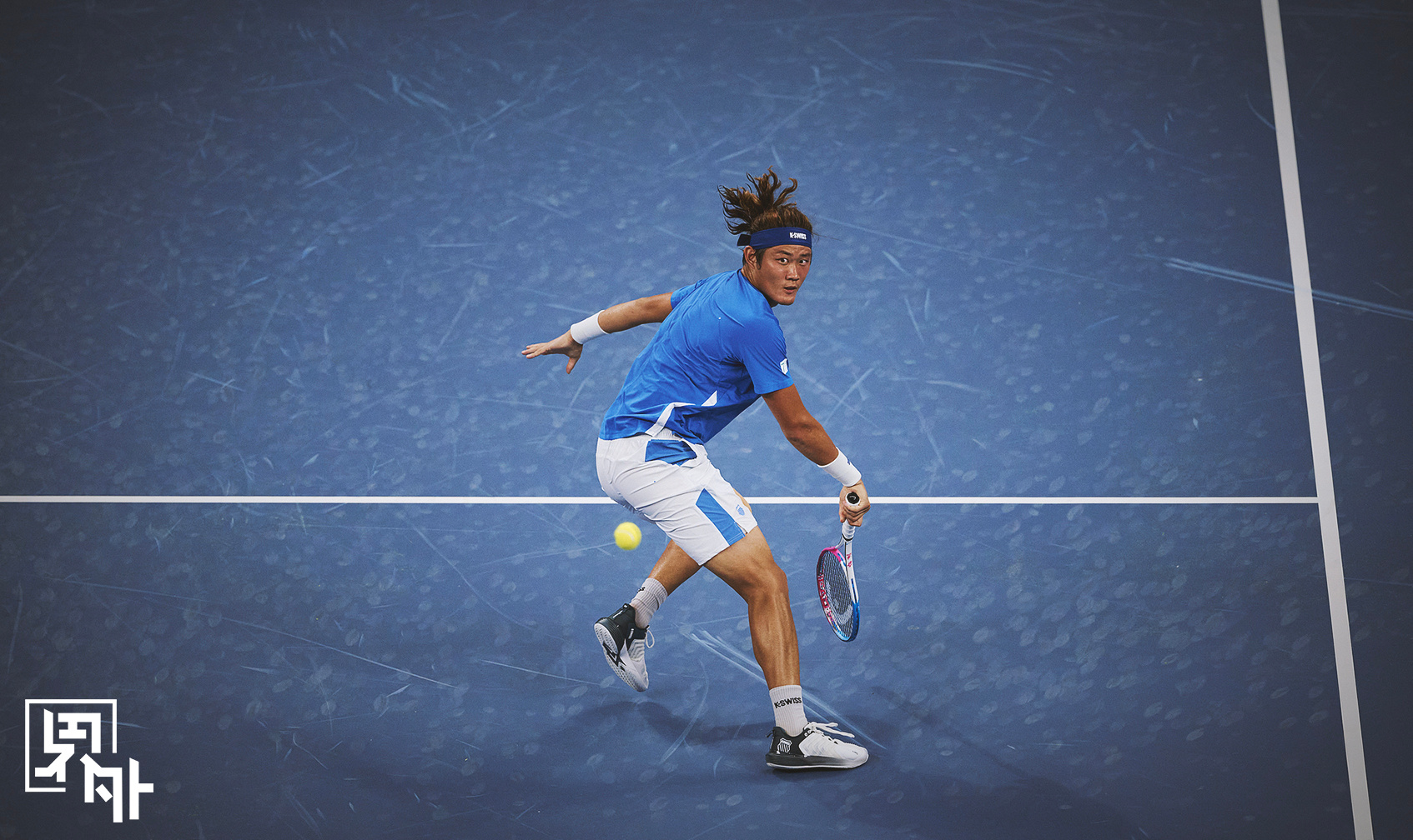 #张之臻连赢9局晋级# ATP杭州站，张之臻连下9局，6-3/6-0贝鲁奇，携手
