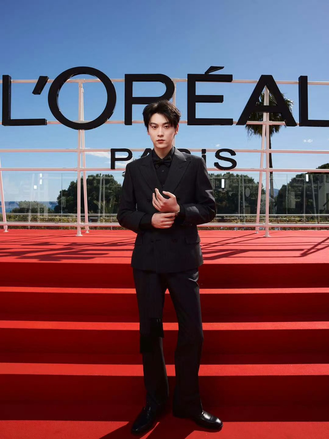 田栩宁｜L'Oreal Paris 戛纳电影节红毯 巴黎欧莱雅海外官号发布，品牌