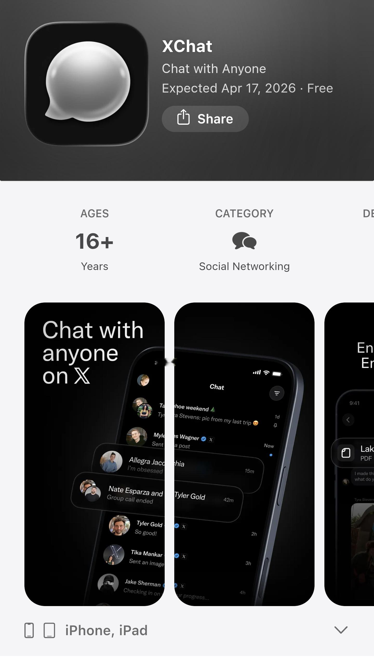 马斯克家的XChat 