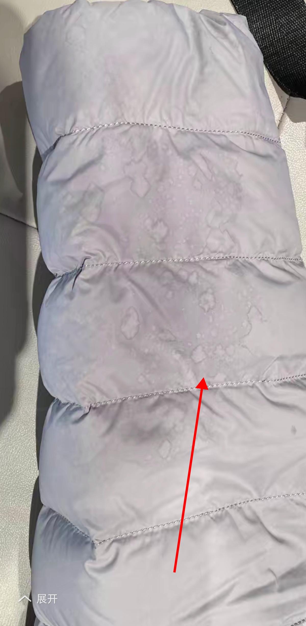 满心欢喜买的薄羽绒，竟栽在“融雪水印”上！
 
        谁懂啊！上个月入