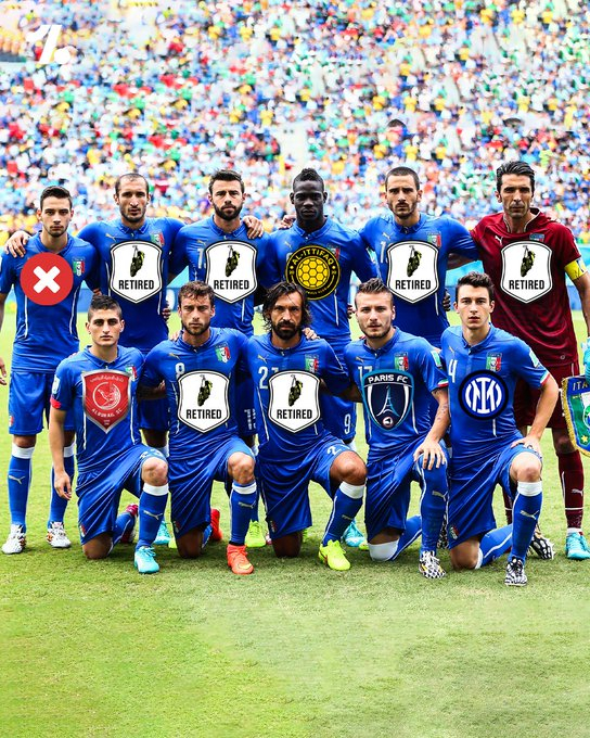 意大利上次参加世界杯是在2014年…… ⏪🇮🇹意大利究竟哪里出了问题❓ 