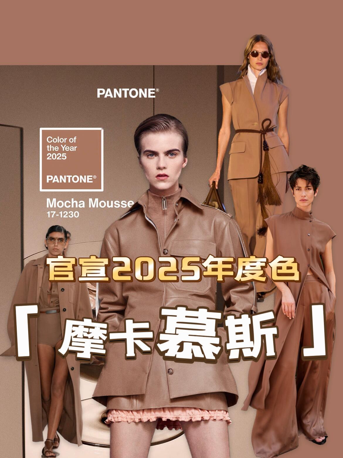 摩卡慕斯风格大赏2025年色彩记忆2025年潘通年度色是“摩卡慕斯”（色号PAN