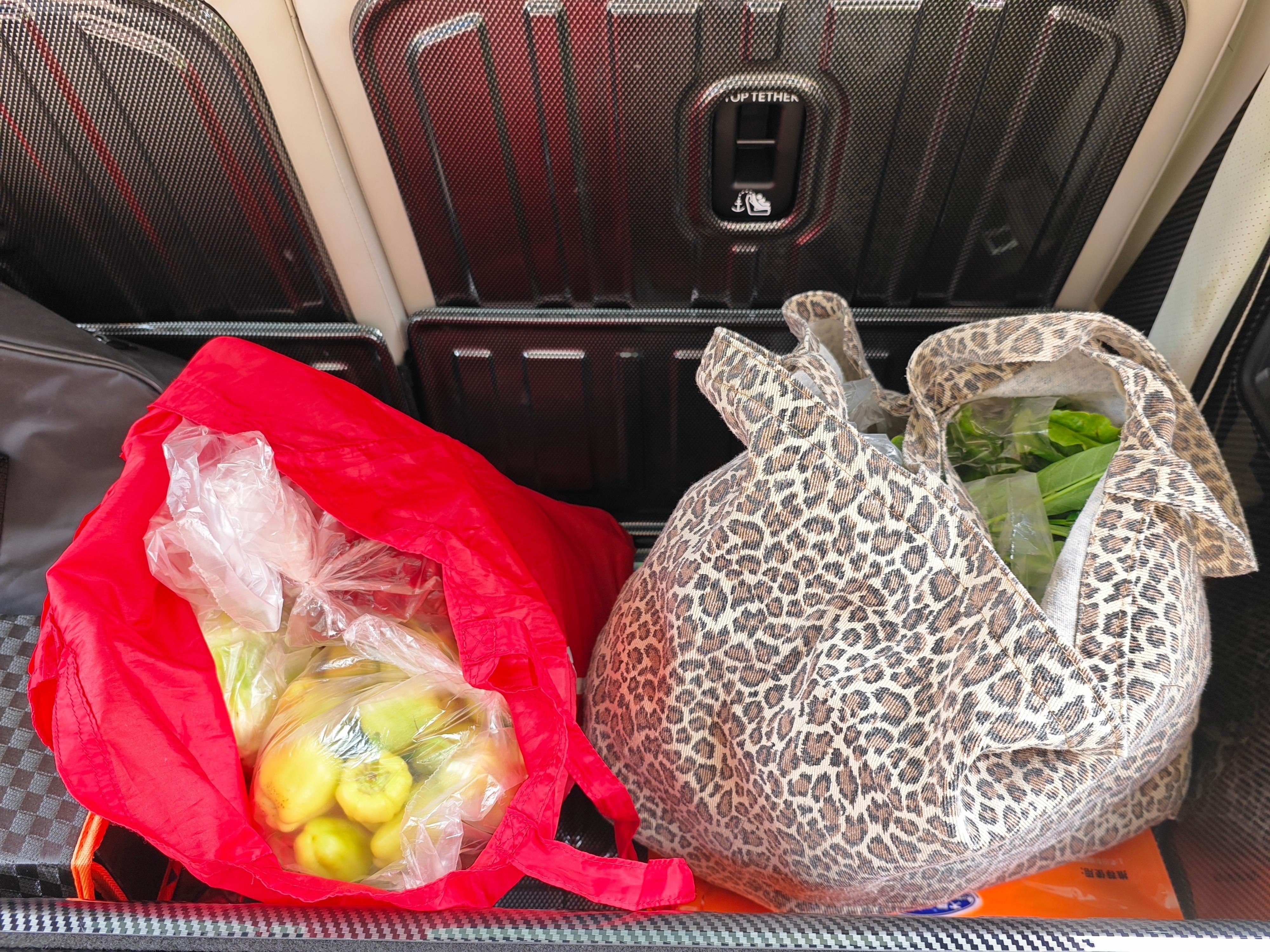 请大家欣赏我家这台只有300升后备箱容积的大六座买菜车 