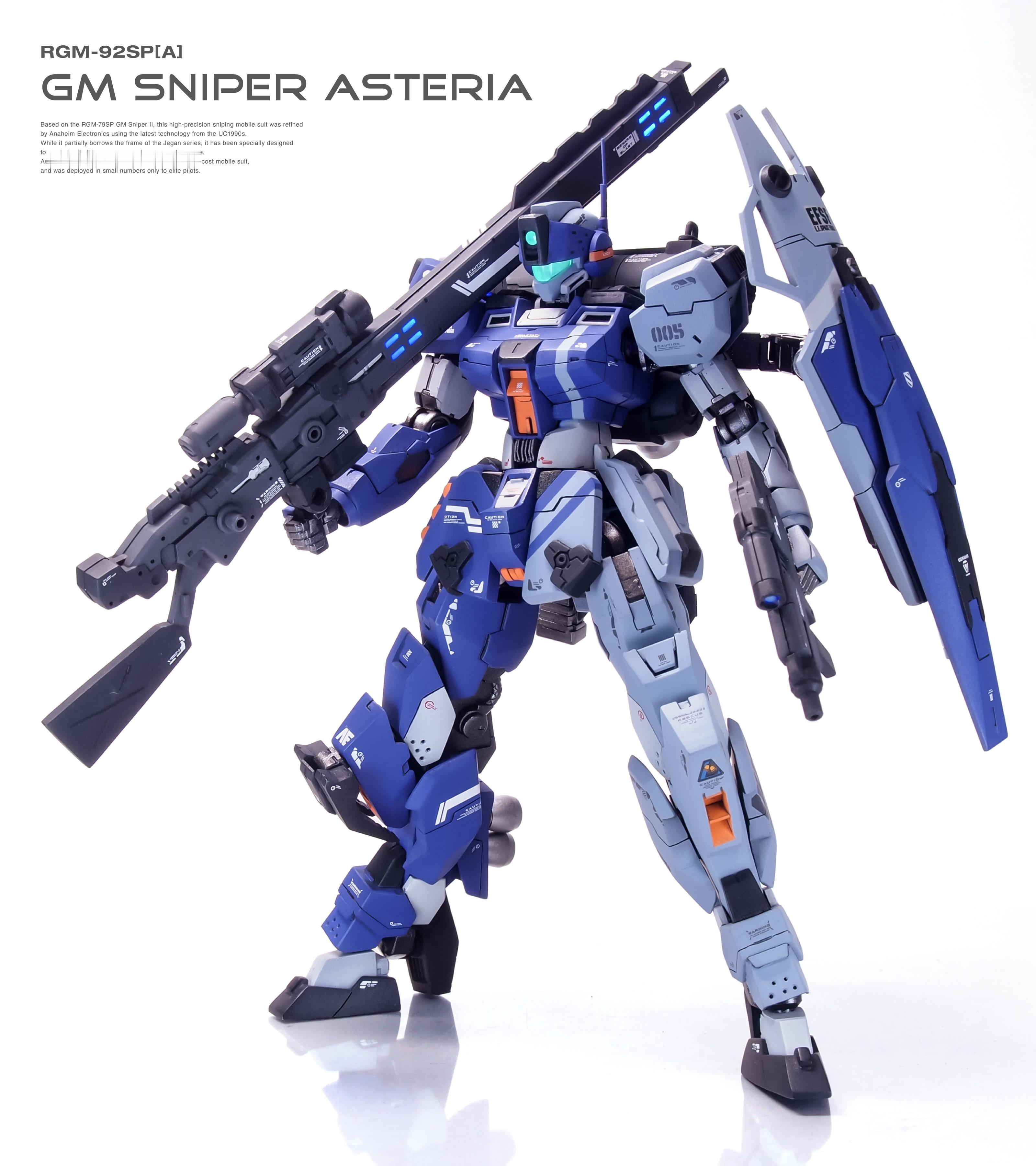 狙击吉姆Asteria（by ナオラル）高达模型[超话]高达模型 ​​​