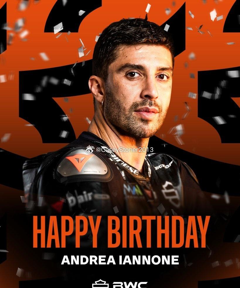 疯哥 3️⃣7️⃣岁生日快乐🎂🎶🎉🎈🍾

Andrea Iannone