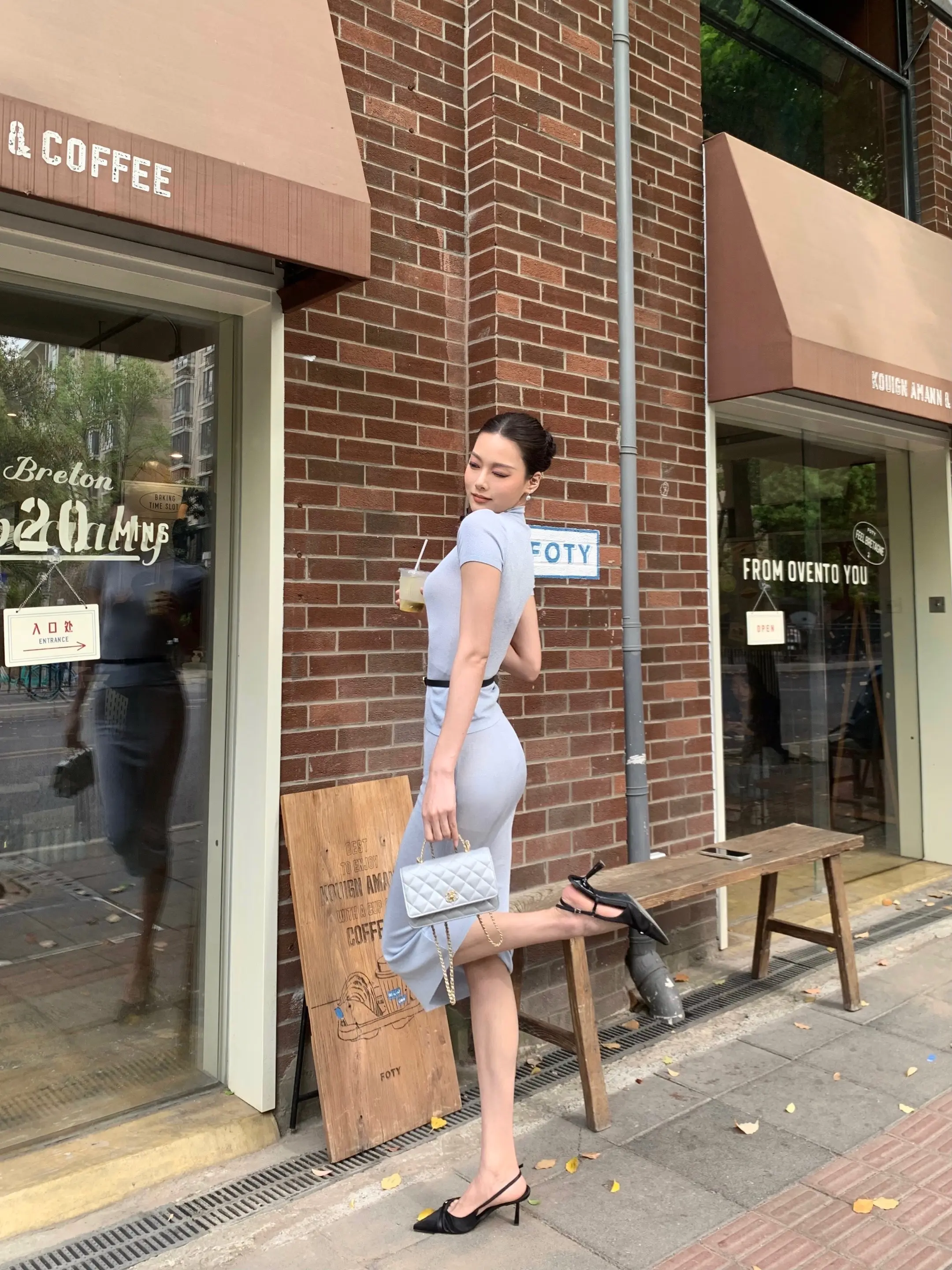 今日人设：那个贵气姐姐。朋友说衣服越简单越衬我