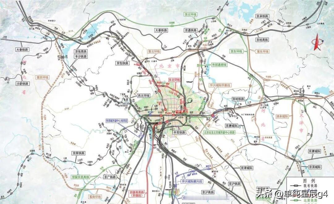 北京铁路客运北环线启动规划，连接京沈高铁和京张高铁，这样秦沈高铁第二通道也或将更