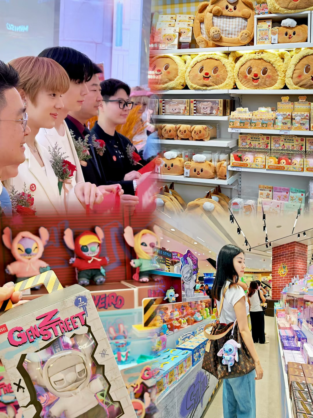 在曼谷Get史迪奇海外首发搪胶盲盒🌟