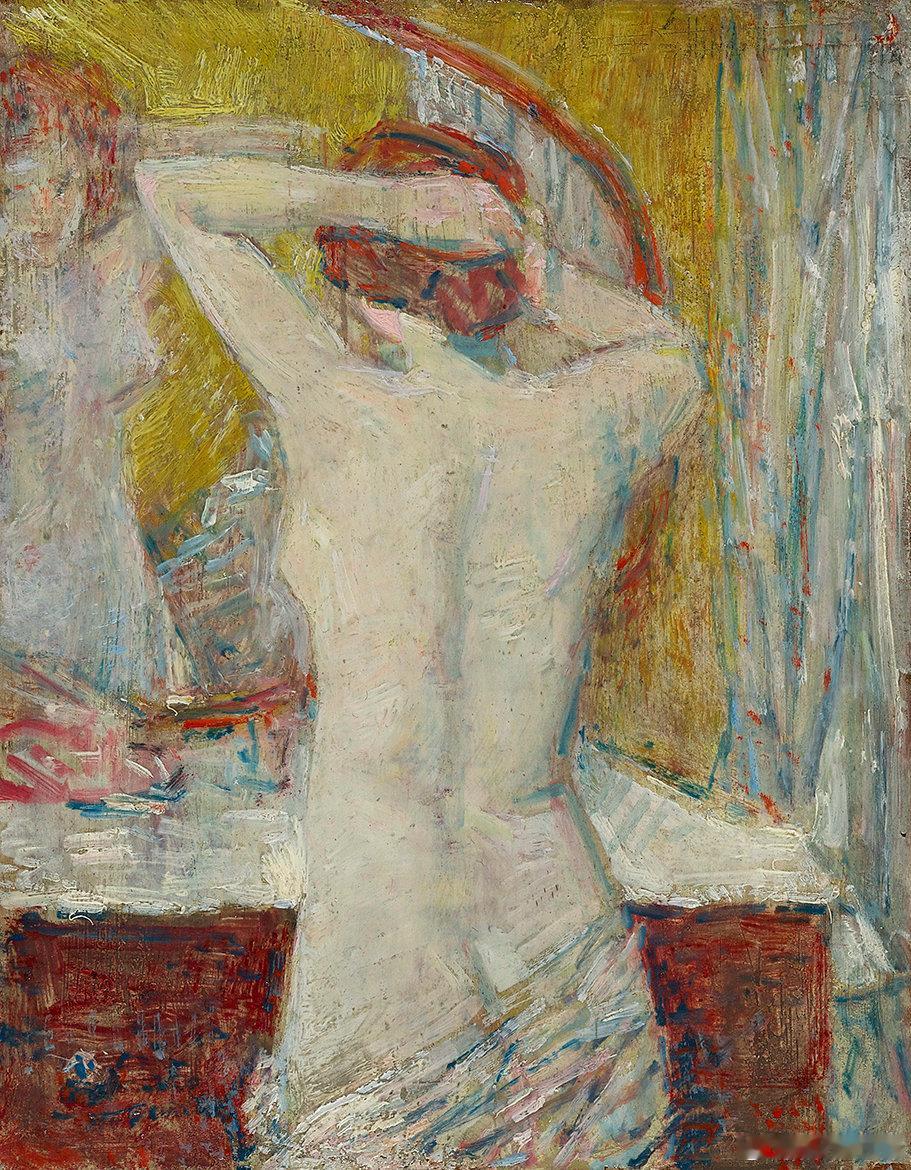 美国印象派画家Childe Hassam (1859–1935）1918年的作品