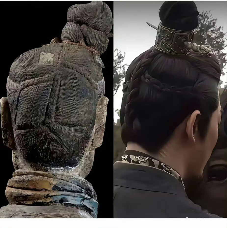 这才是真正的“文化自信”！兵马俑的发型细节摆在这，影视剧的还原度高下立判。文化工