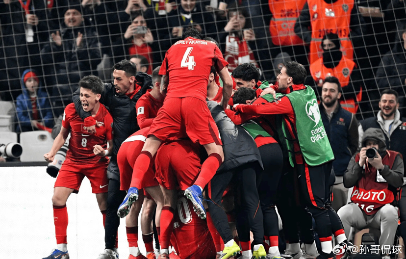 一剑定胜局！土耳其1-0罗马尼亚晋级附加赛决赛3月27日凌晨，世预赛欧洲区附加赛