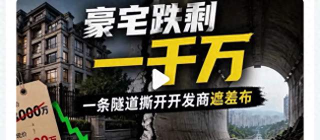 3000万豪宅地库出入口在隧道