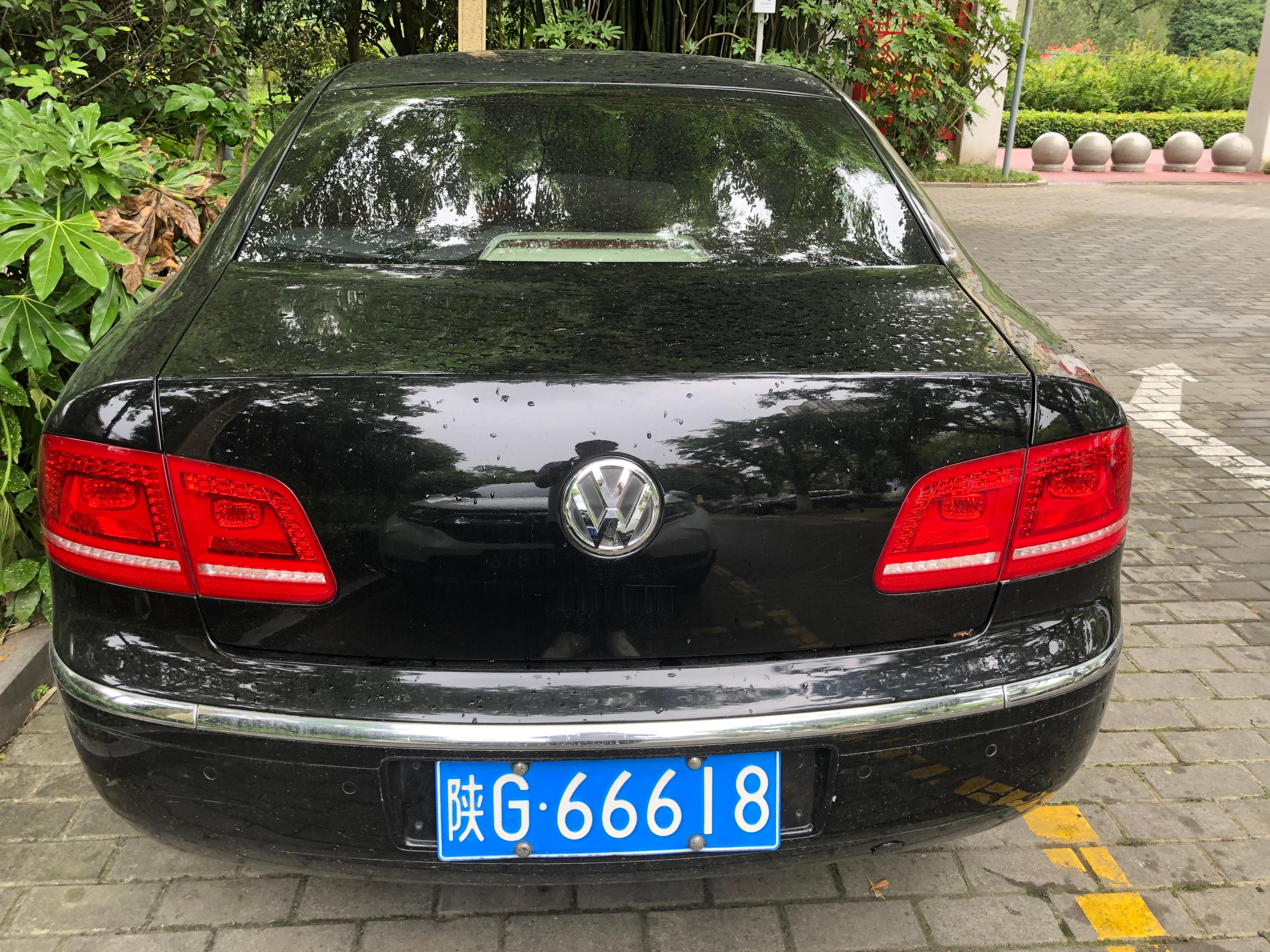 全球车牌 陕G66618大众辉腾 安康