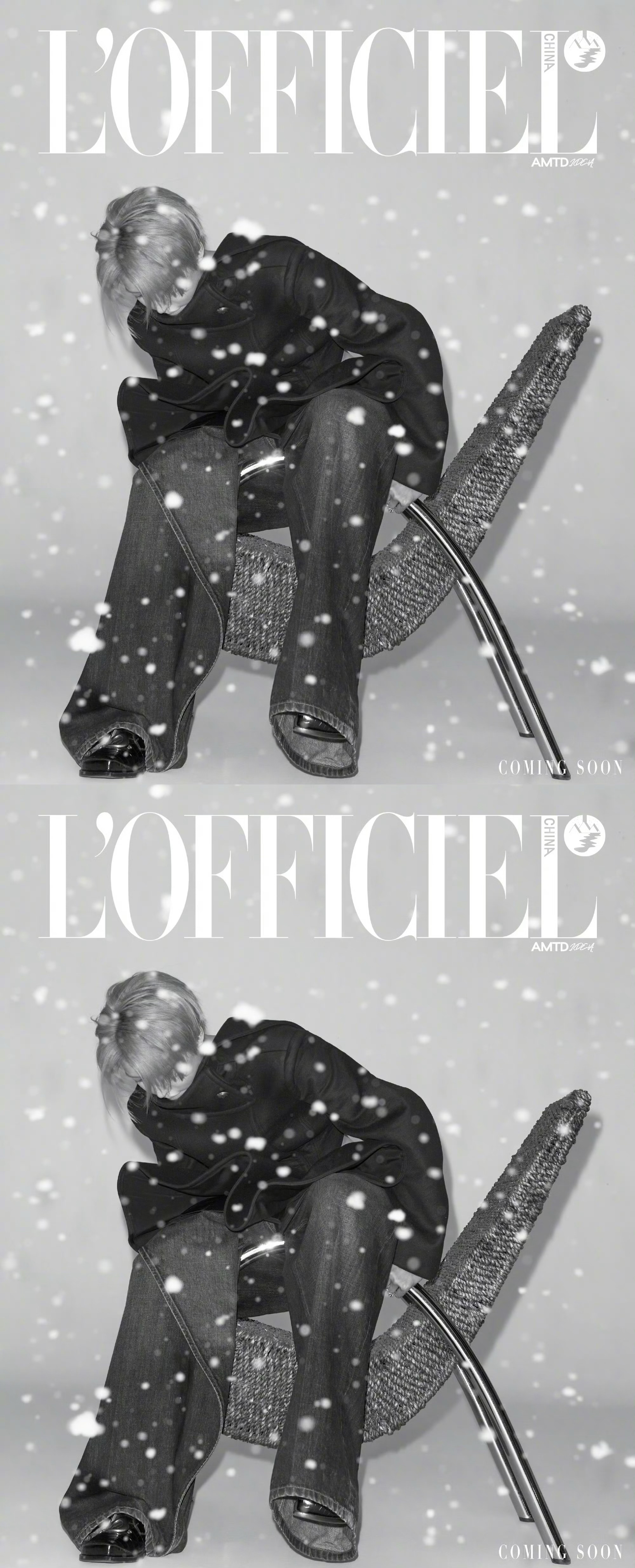 刘雨昕时装三月封面刘雨昕 L'OFFICIEL三月开季刊封面预告来袭，又美又飒，