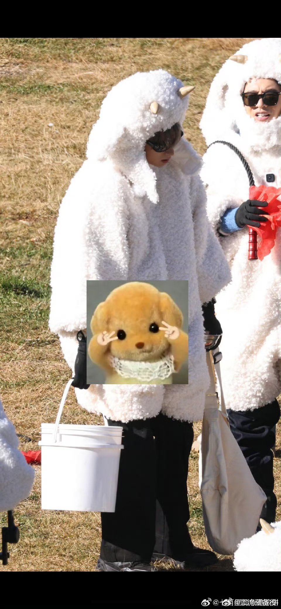 刘耀文宇宙闪烁请注意路透，cos小羊的可爱咩🐏奶fufu的可爱爆了给我rua吧