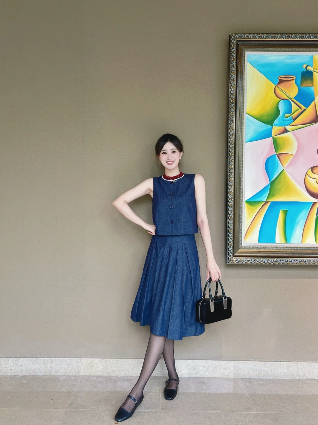 173ootd🤠 |夏天离不开丸子头