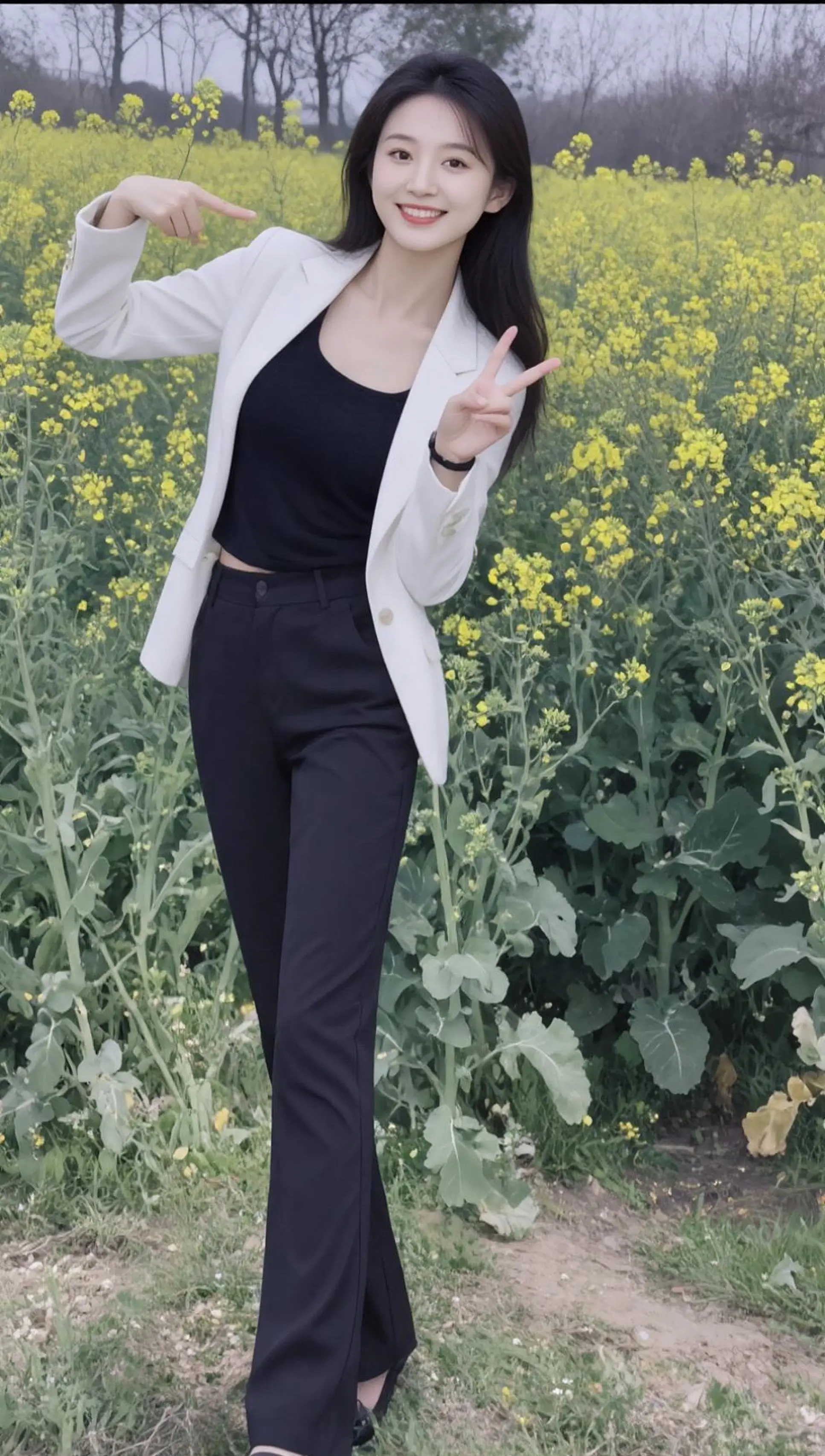 AI田园风自拍 ai创作