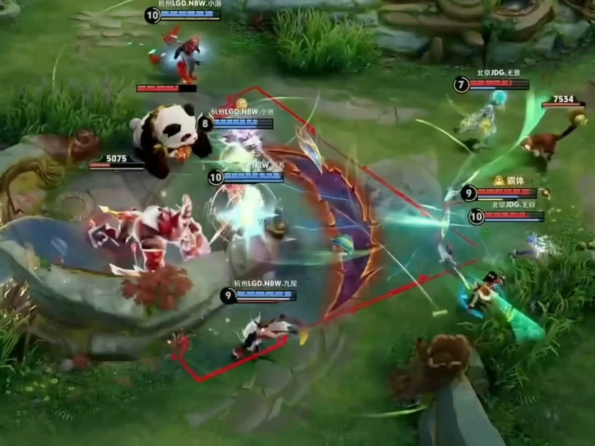 LGD 海月实至名归的火舞花合斗签名拥有者九尾 与九尾共赴鑫光璀璨