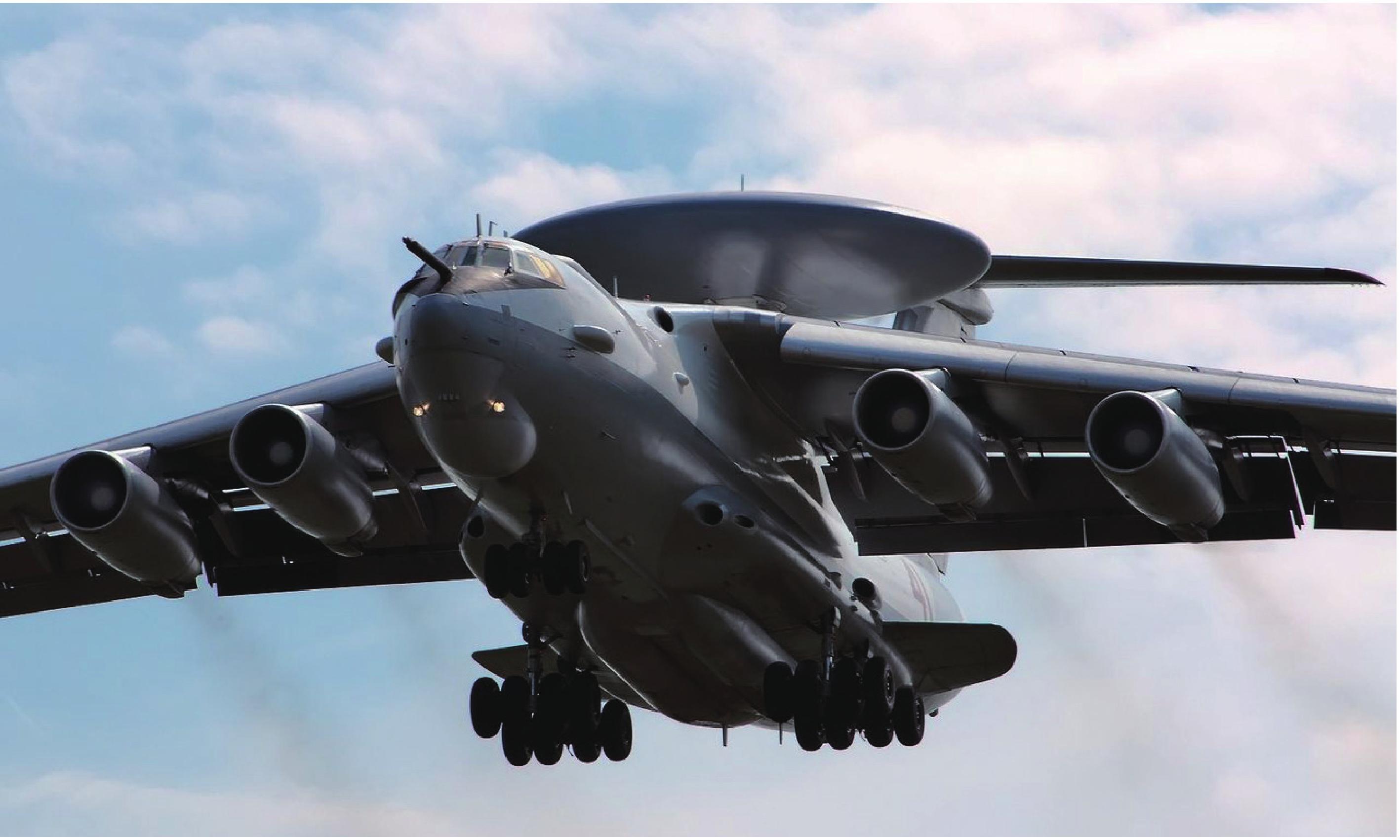 每天认识一件兵器 A-50“支柱”预警机［苏］机长：49.59米翼展：50.5米