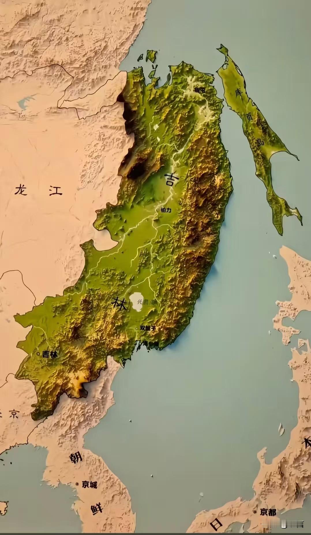 坦率的说，如果这是现在吉林省地图的话，黑龙江会嫉妒的发疯

预估158万平方公里