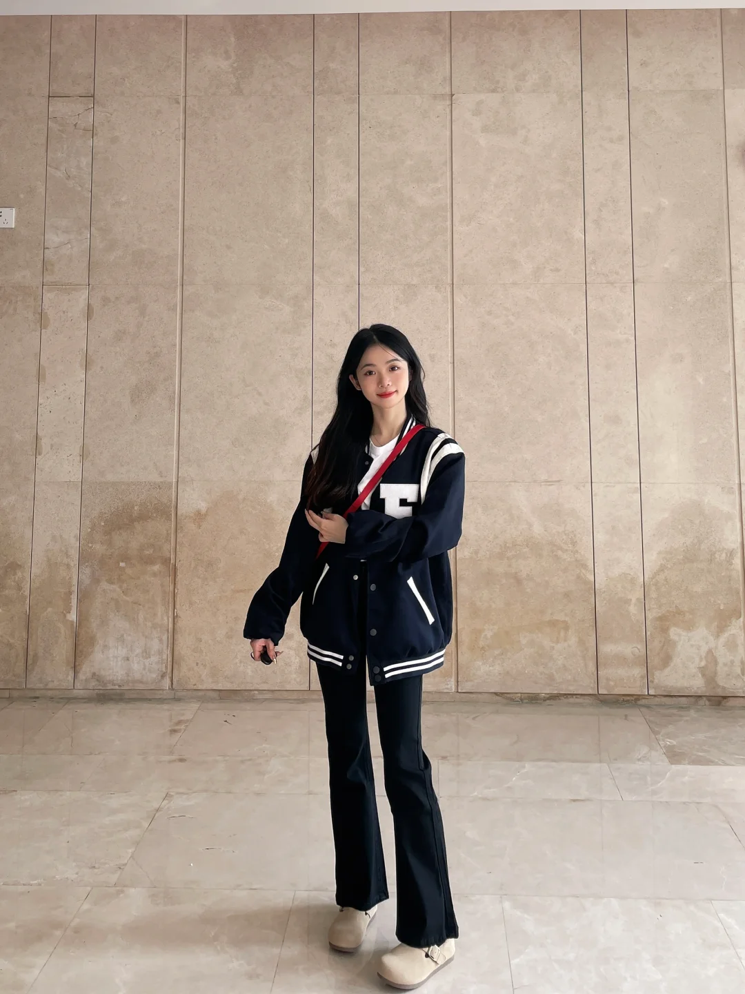 155小个子秋冬穿搭 棒球服外套百看不腻！！