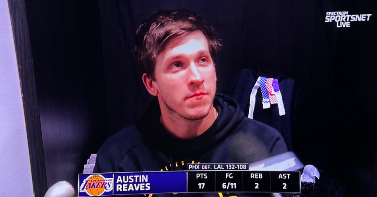 里夫斯谈他今天出任替补：“无论哪种安排我都能理解。尤其是考虑到我们目前的轮换情况