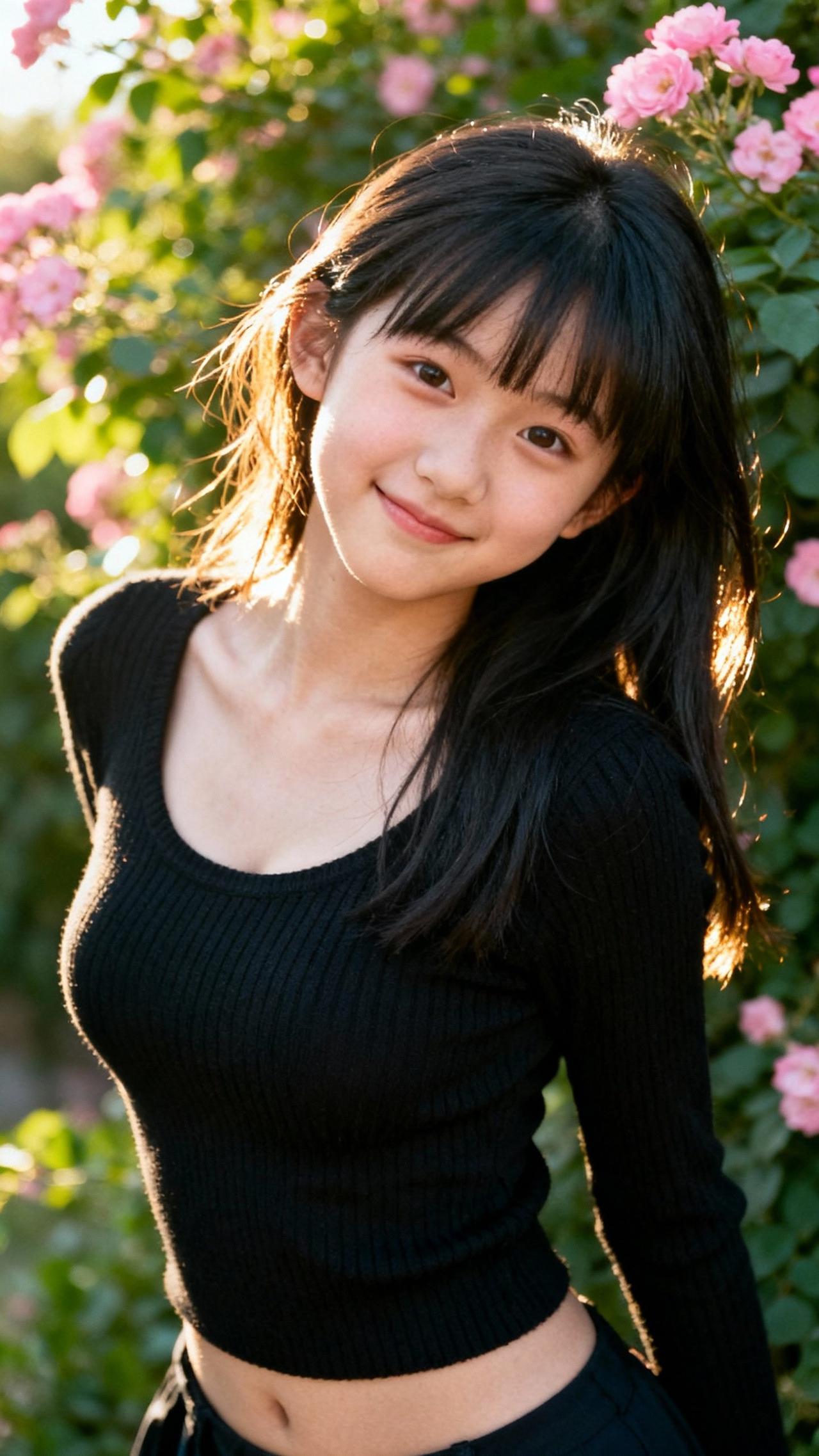 花间笑语，春风满面。