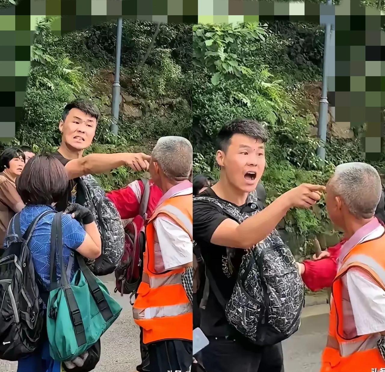 家人们，被这南京游客的操作惊掉下巴！

        在贵阳黔灵山公园，工作人