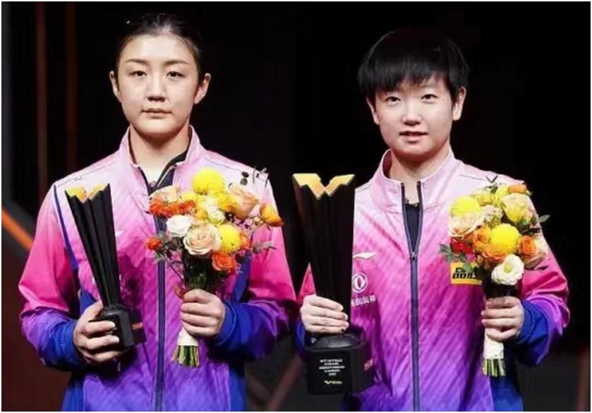 近五年WTT总决赛女单冠亚军。
2021年：冠军孙颖莎，亚军王艺迪，决赛比分4比