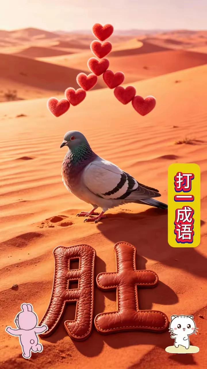 人心隔肚皮，
做事两不知。
看图说成语，
猜对有奖励。