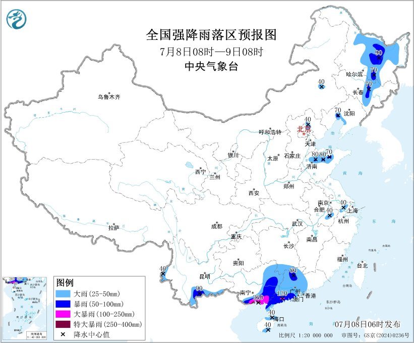 暴雨＋强对流双预警齐发 河北山东等局地将有10级以上雷暴大风
